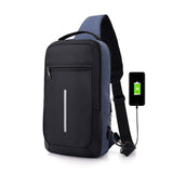 USB Charging Chest Bag